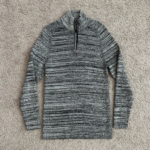 Vince Camuto Sweater Mens Quarter Zip - Picture 1 of 11